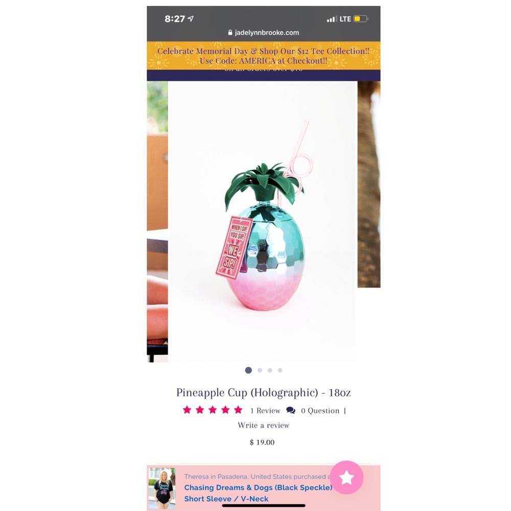 Pineapple cup!!